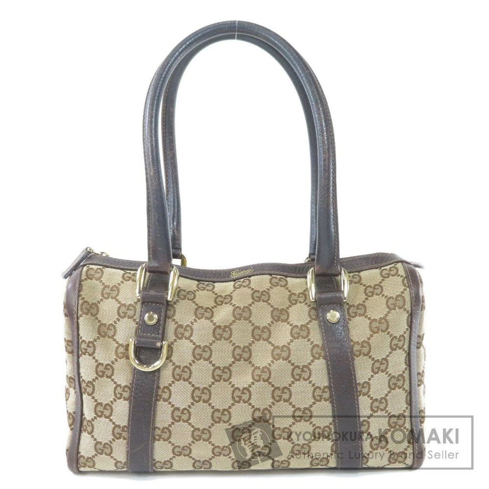 Gucci GG Canvas Abbey Boston Bag brown D ring